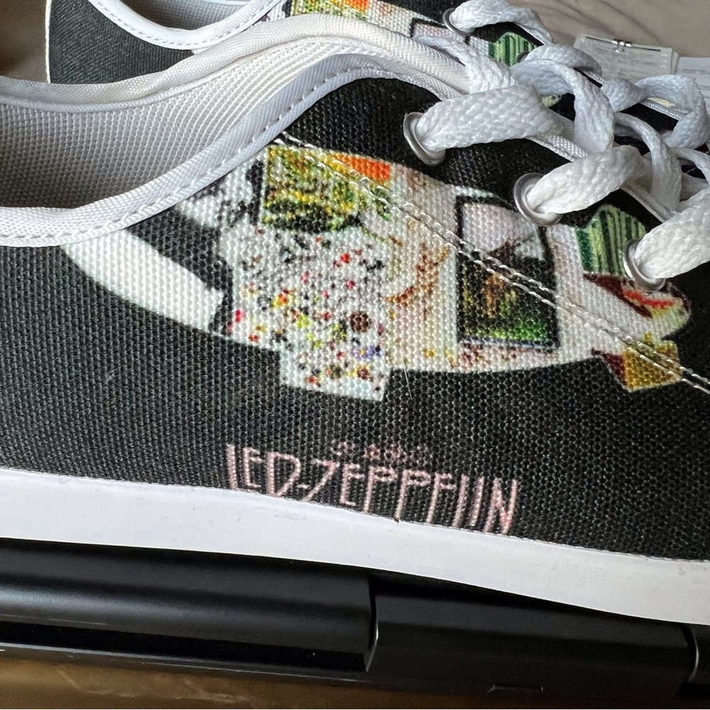 Led Zeppelin Canvas shoes sz 5
